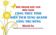 Công thức tính Diện tích Xung quanh của Lăng Trụ Đứng Toán lớp 7 - Hỏi nhanh đáp gọn